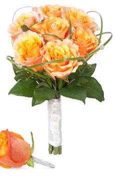 Букет невесты   Бутоньерка № 39