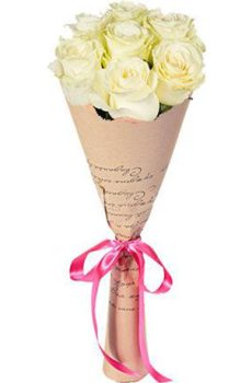 Букет "7 белых роз"