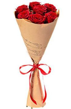 Букет "7 красных роз"