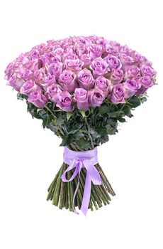 Букет Сиреневых Роз, 101шт